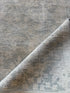 Emily Mackie 8x10.3 Hand-Knotted Oushak Rug Aqua and Silver