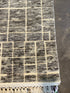 Sid 8.3x9.9 Hand-Knotted Silver & Grey High Low