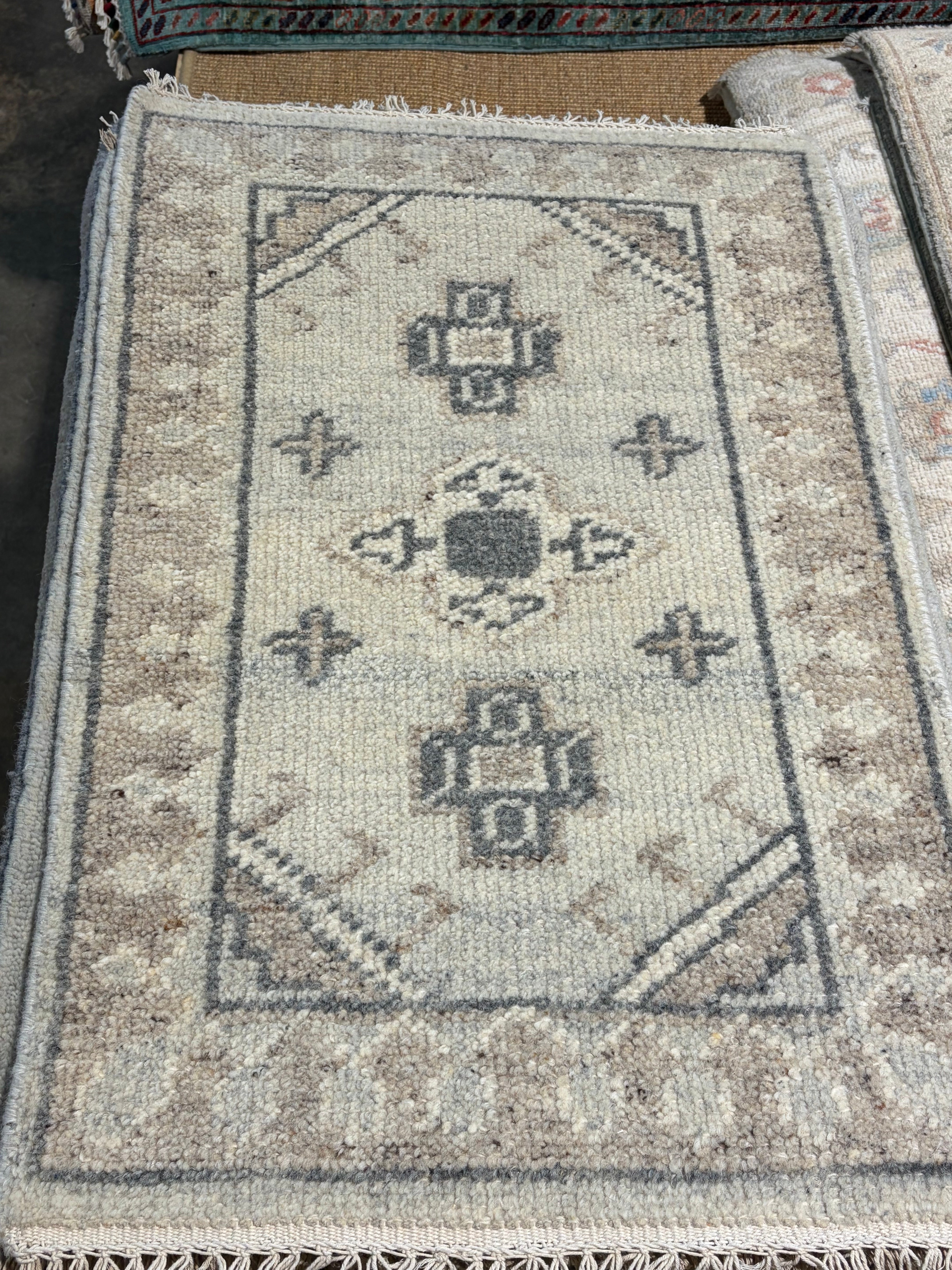 Allison Mango 2x3 Hand-Knotted Oushak Rug