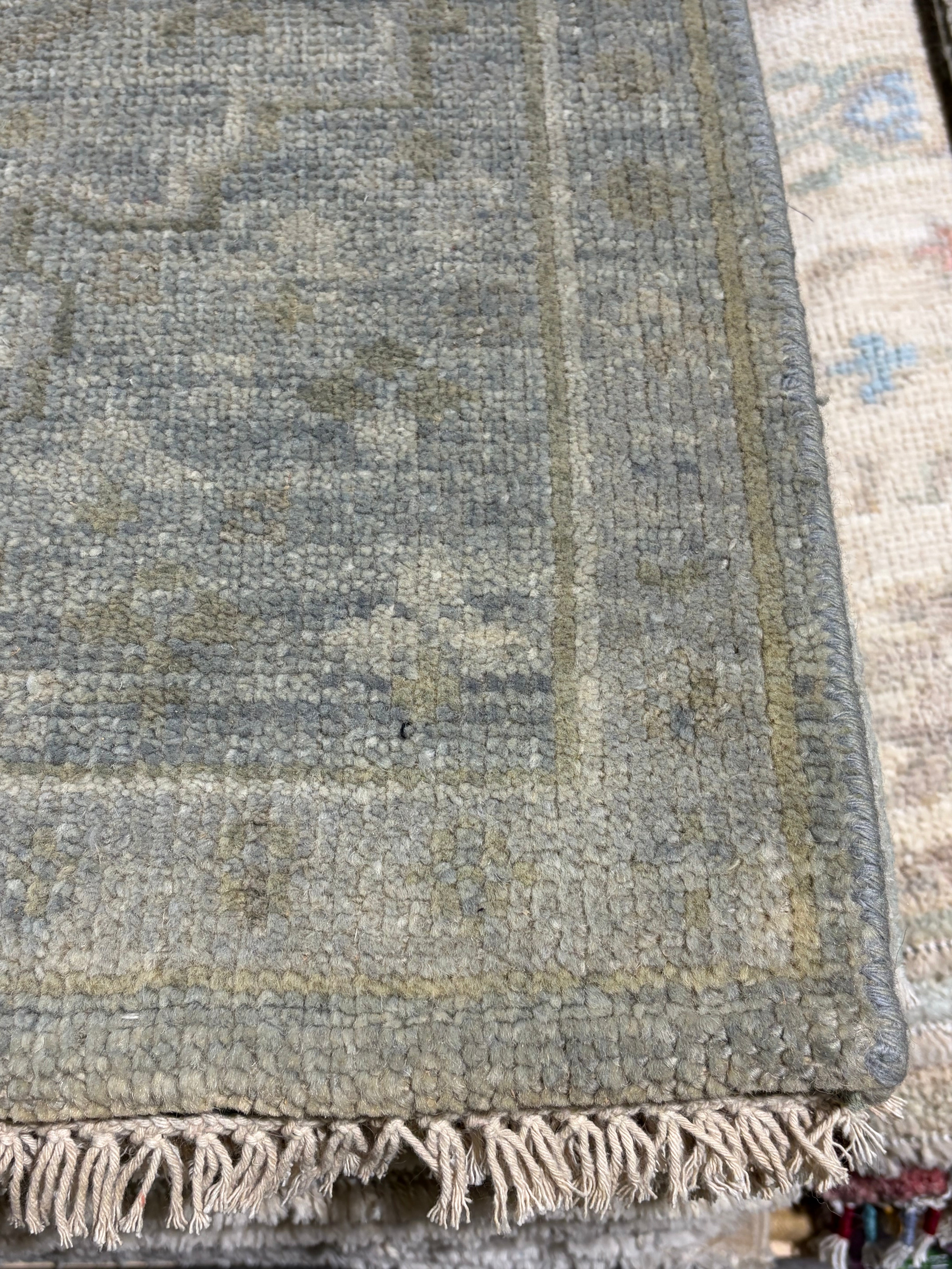 Monica Yelp 2x3 Hand-Knotted Oushak Rug