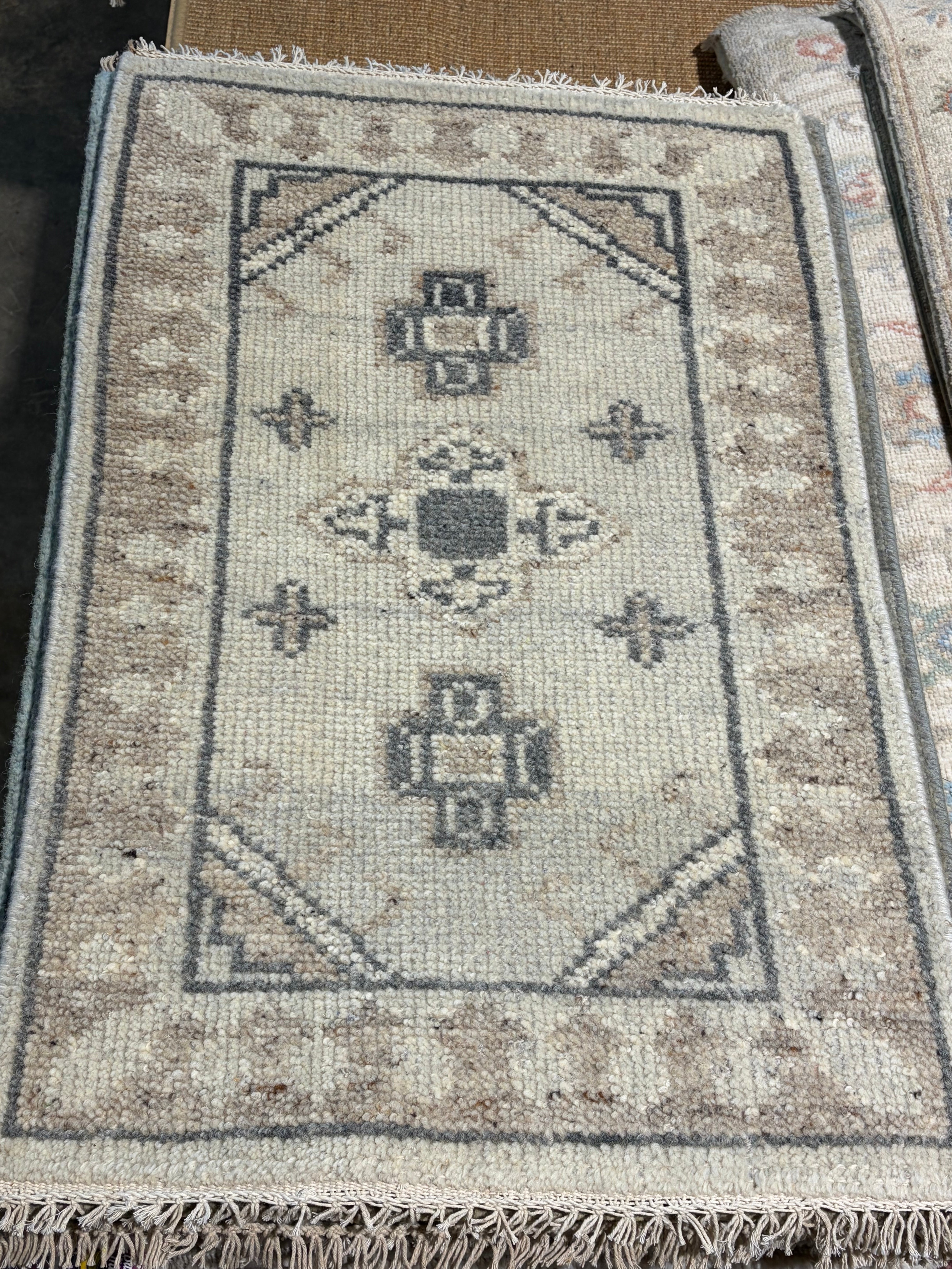 Georgia Allen 2x3 Hand-Knotted Oushak Rug