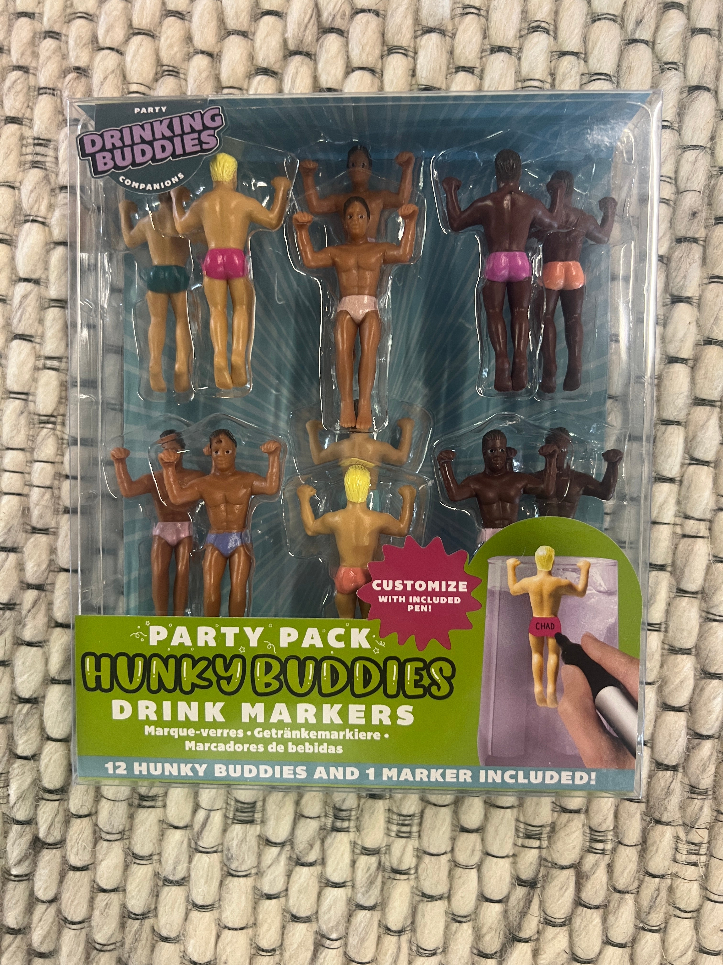 Drinking Buddies Drink Markers: Party Pack (12)