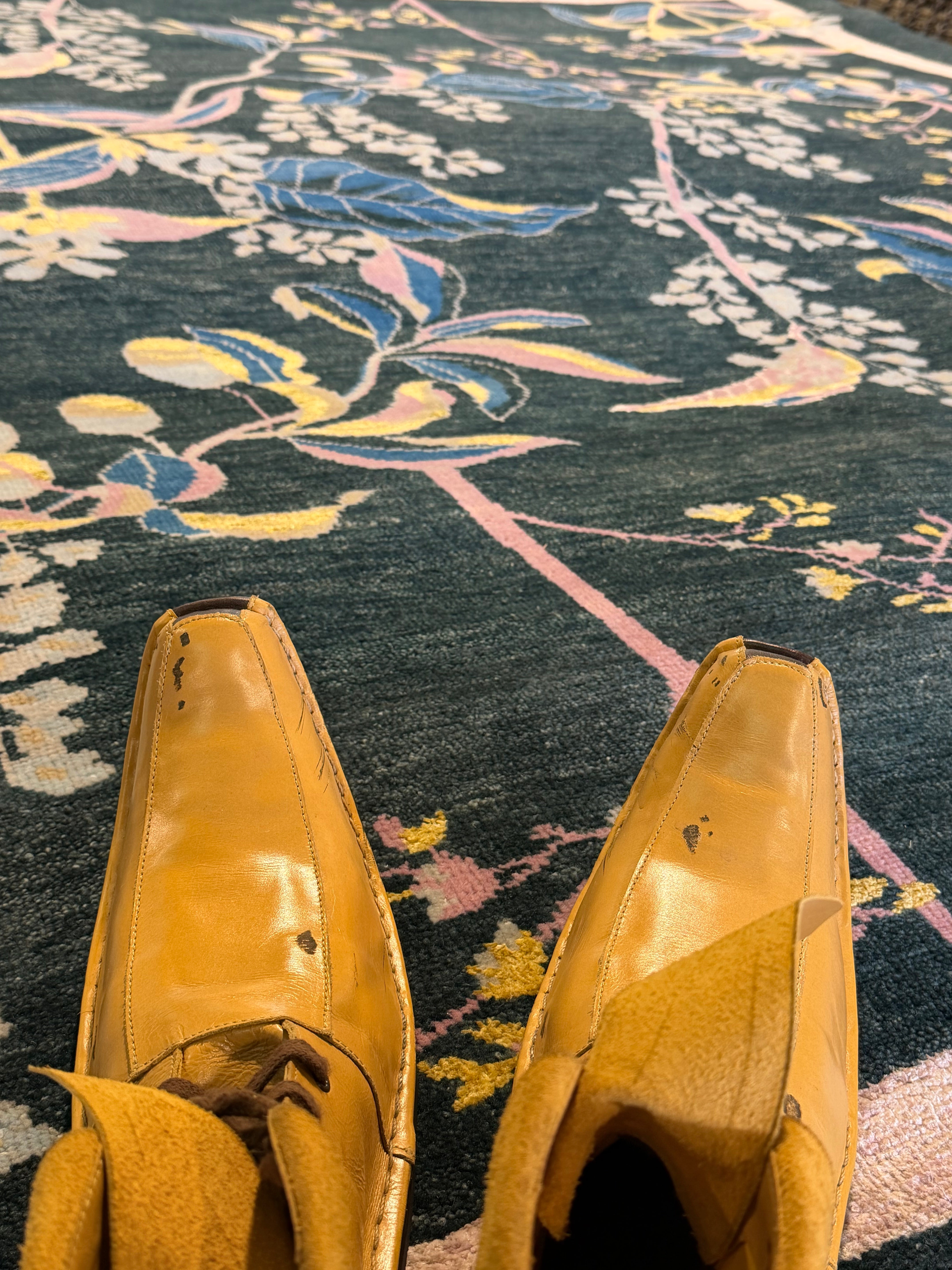 Chave 8x9.9 Blue Hand-Knotted Modern Rug