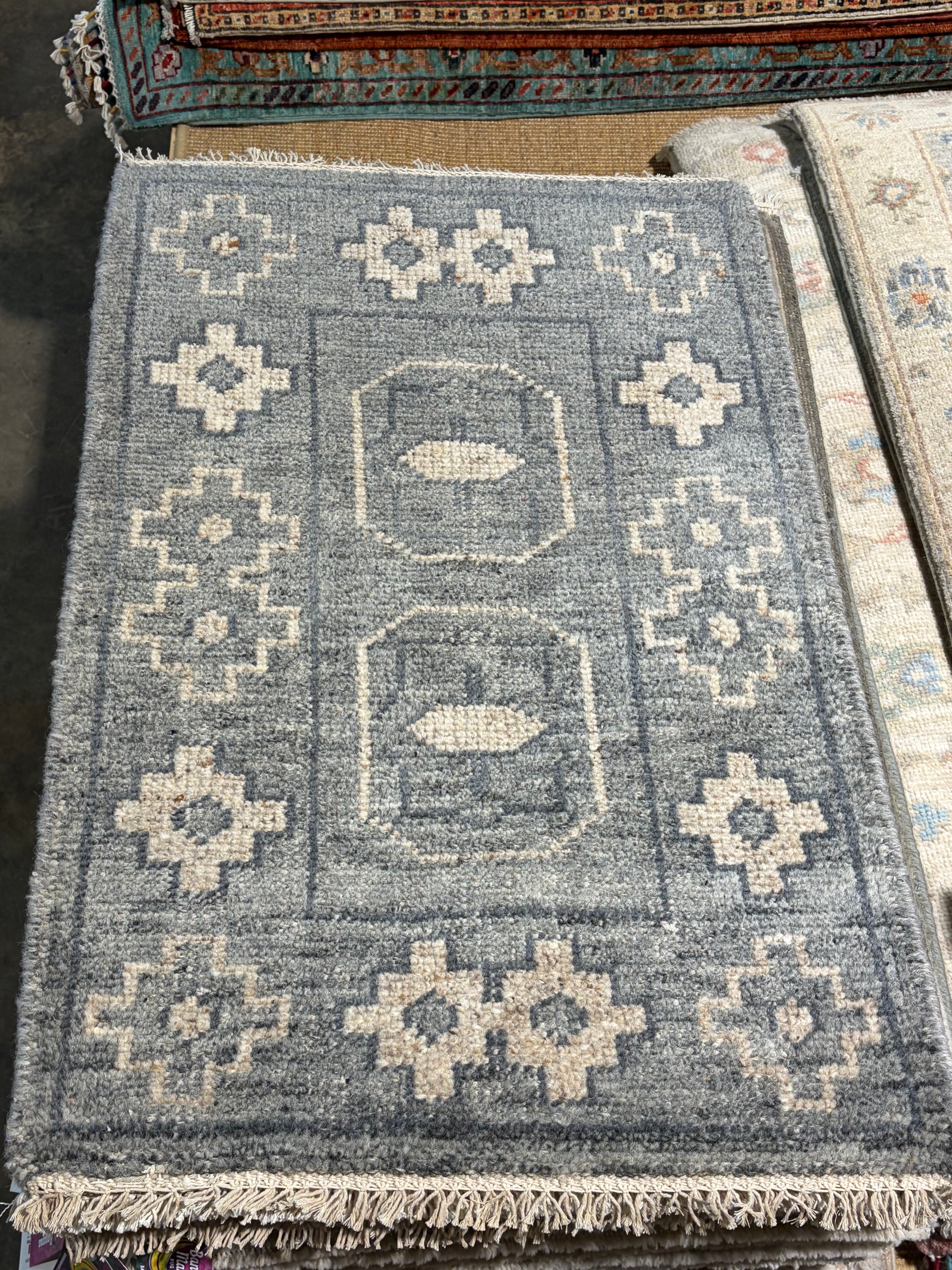 Dorothy Allen 2x3 Hand-Knotted Oushak Rug