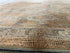 Delphine Krakoff 8.3x10 Light Brown and Blue Hand-Knotted Oushak Rug