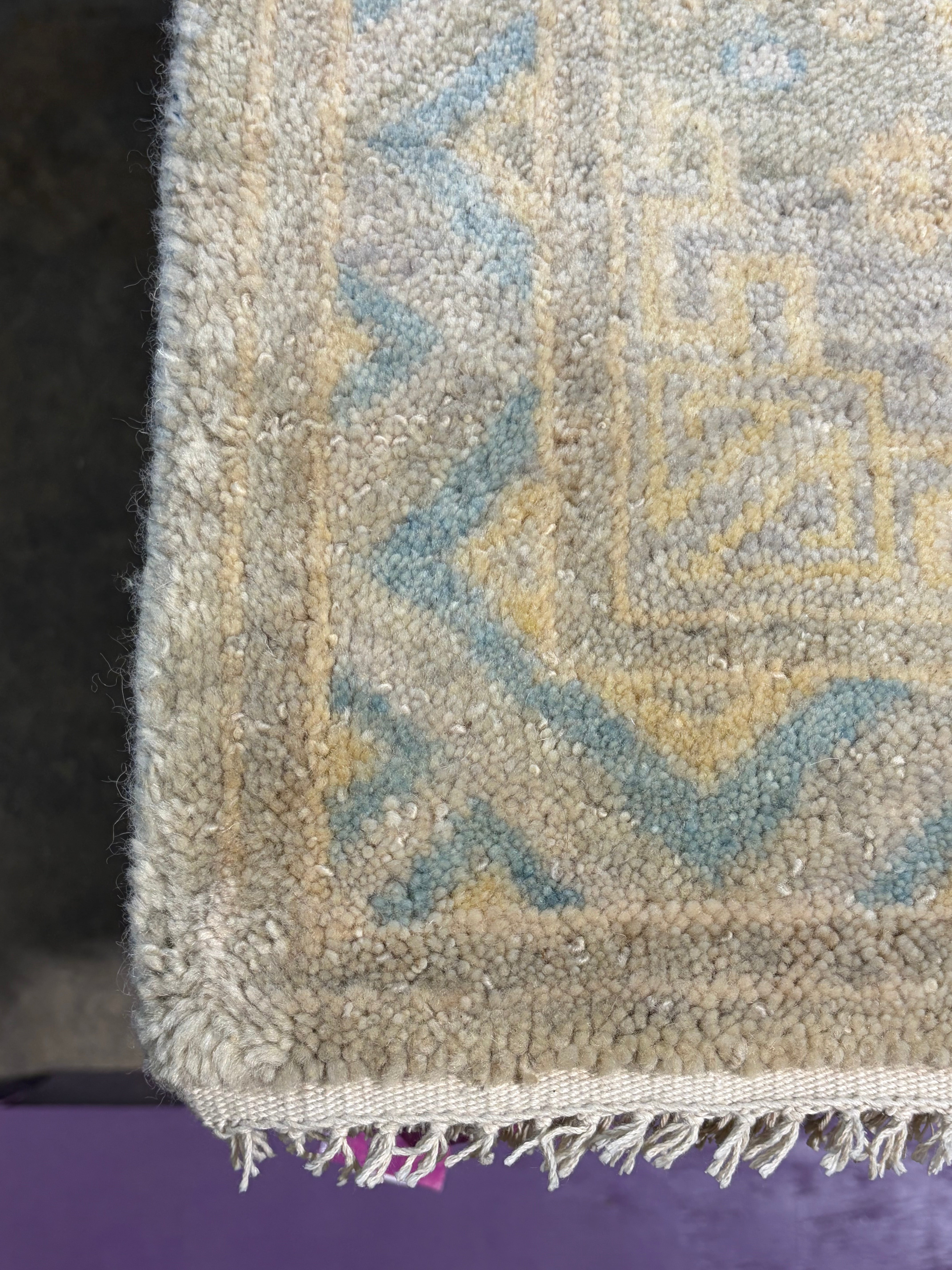 Darla Allen 2x3 Hand-Knotted Oushak Rug