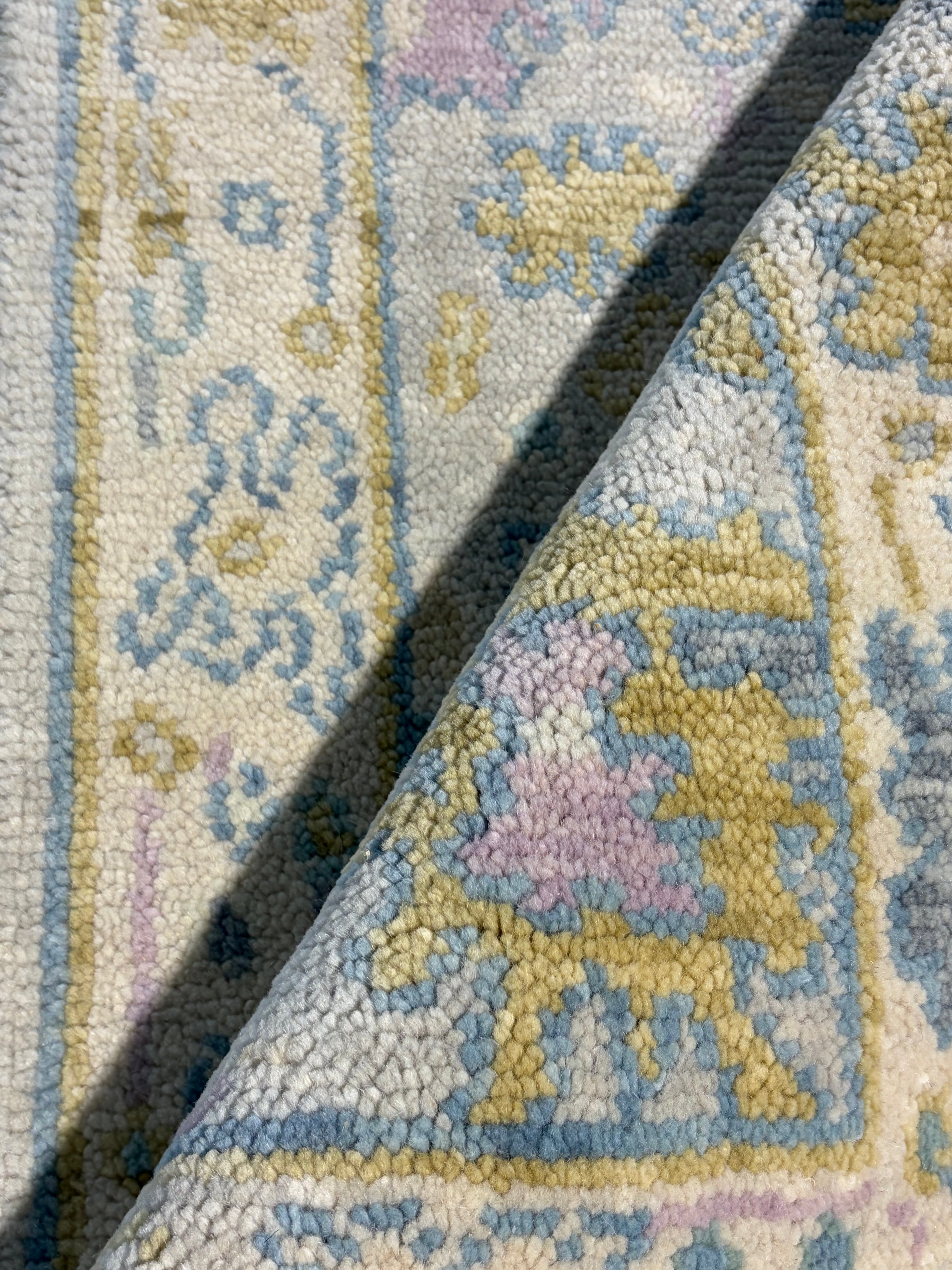 Erika Allen 2x3 Hand-Knotted Oushak Rug