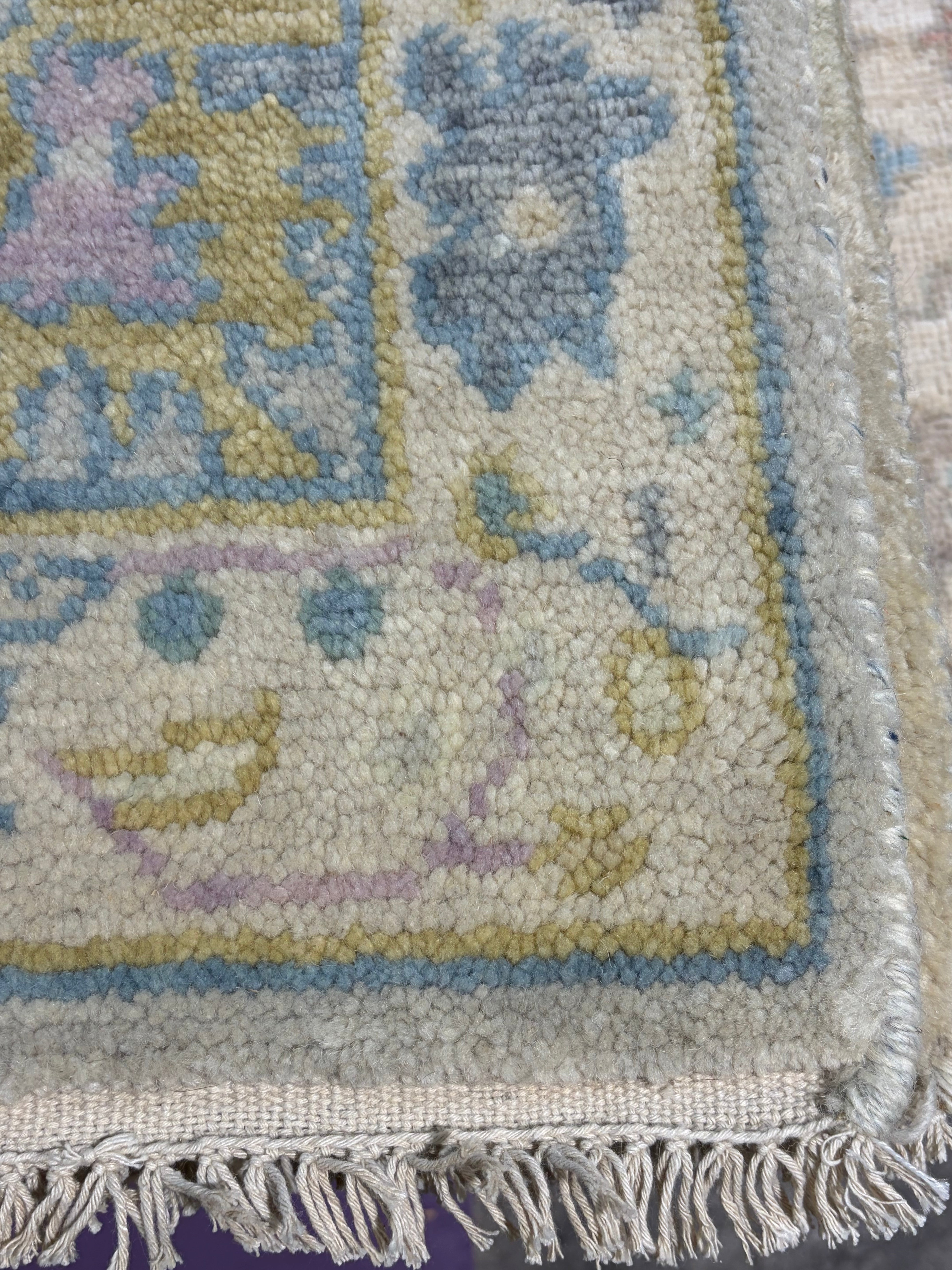 Erika Allen 2x3 Hand-Knotted Oushak Rug