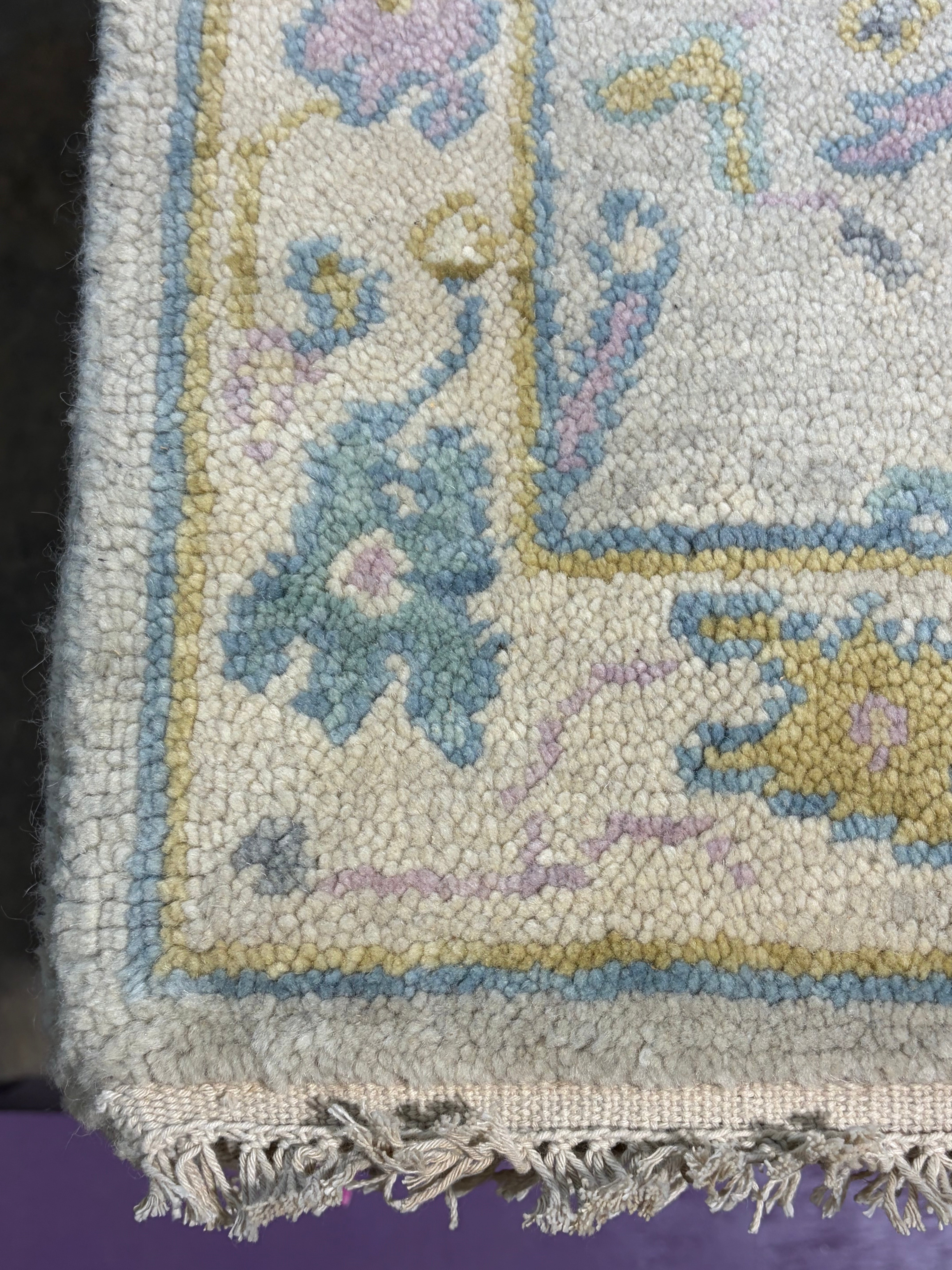 Erika Allen 2x3 Hand-Knotted Oushak Rug