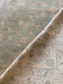 Vron Stevenson 7.9x9.5 Light Blue Whitewashed Afghani Oushak