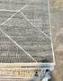 Uncle Frank 8.3x10 Hand-Knotted Dark Grey & Ivory High Low