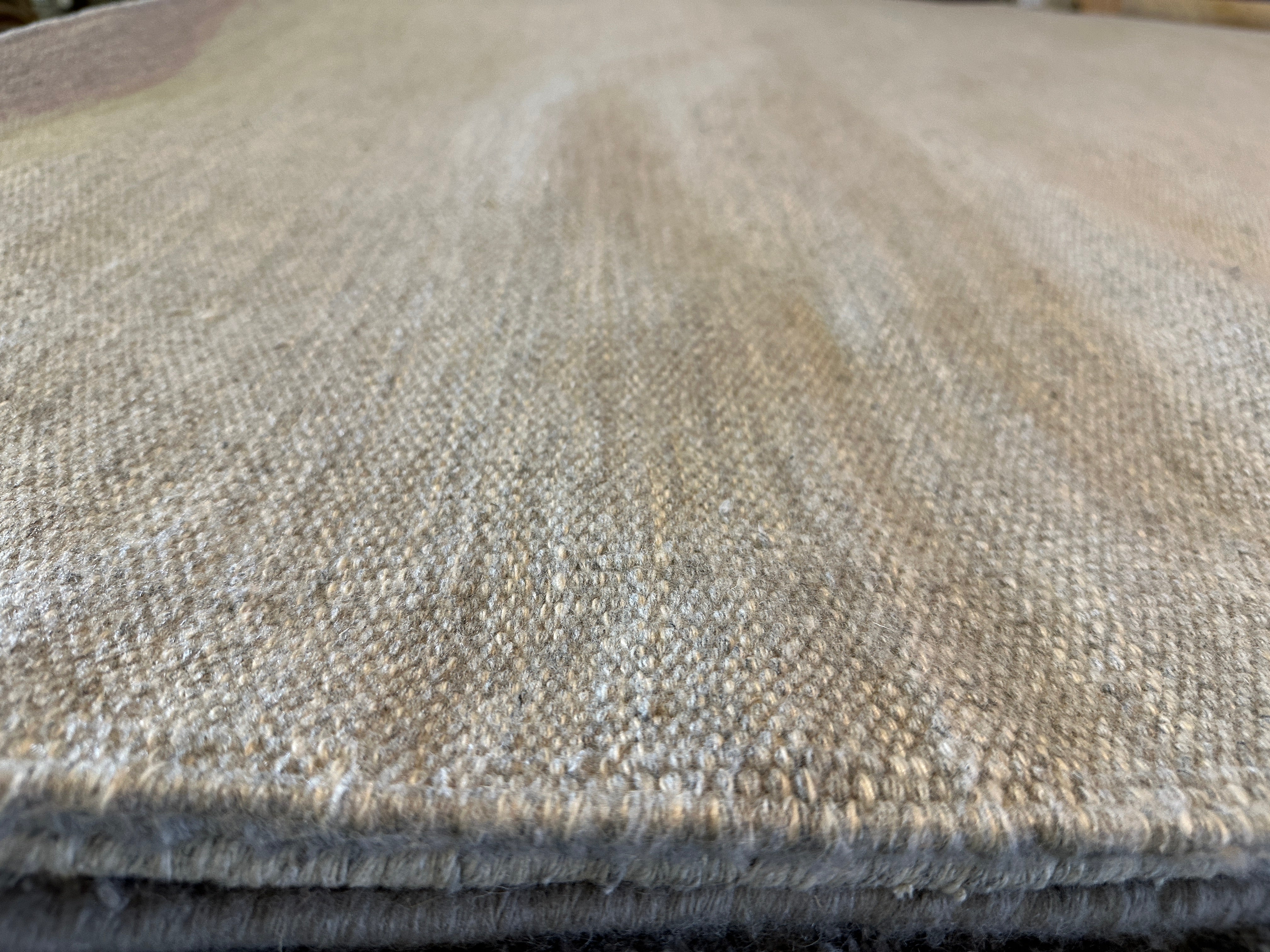 Dirty Snitch 9x12 Handwoven Grey Textured PET Yarn Durrie Rug