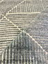 Uncle Frank 8.3x10 Hand-Knotted Dark Grey & Ivory High Low