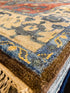 Sandy Gallin 9x12 Red and Ivory Hand-Knotted Oushak Rug - CLEARANCE 50% OFF