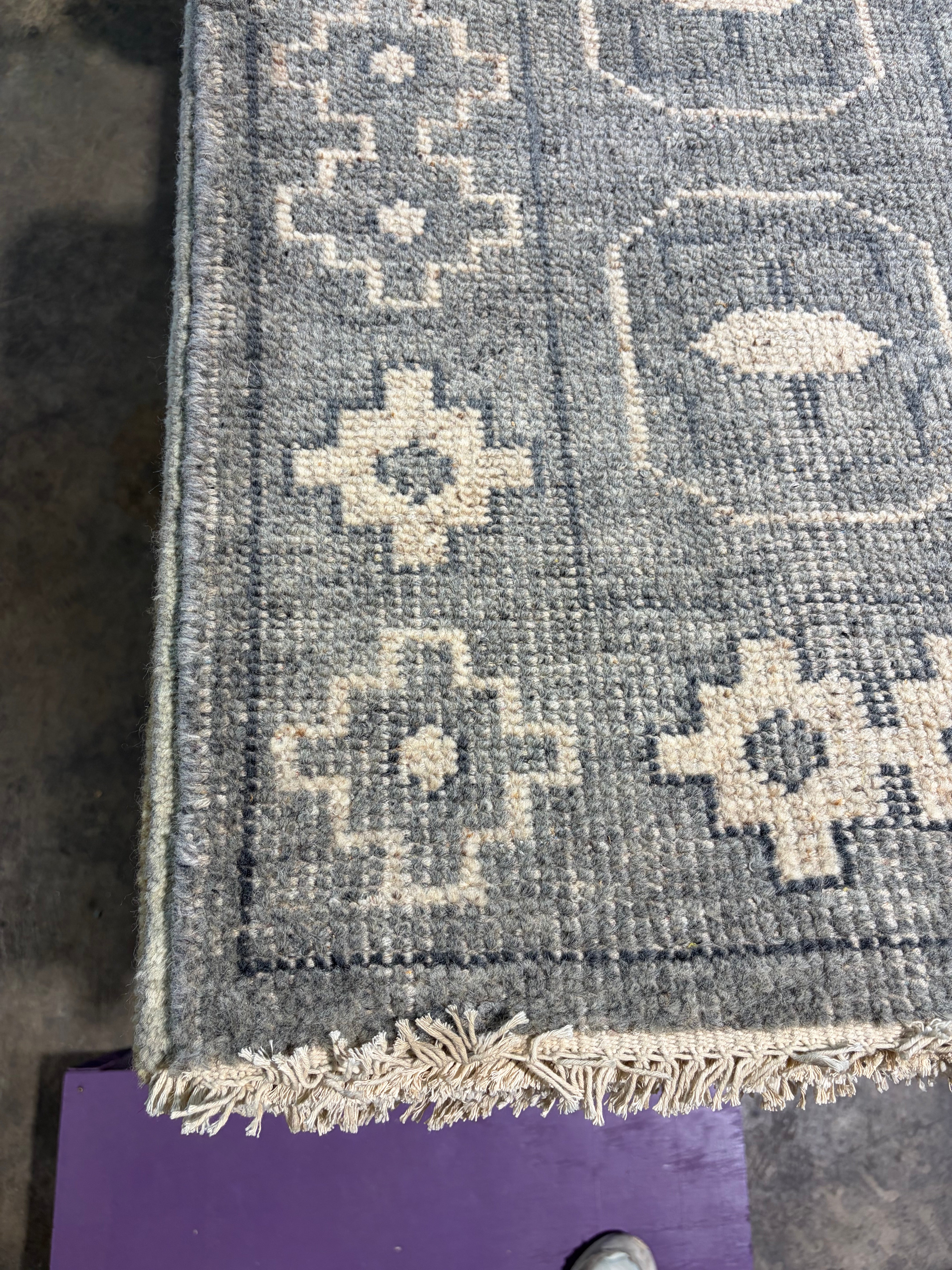 Carla Allen 2x3 Hand-Knotted Oushak Rug