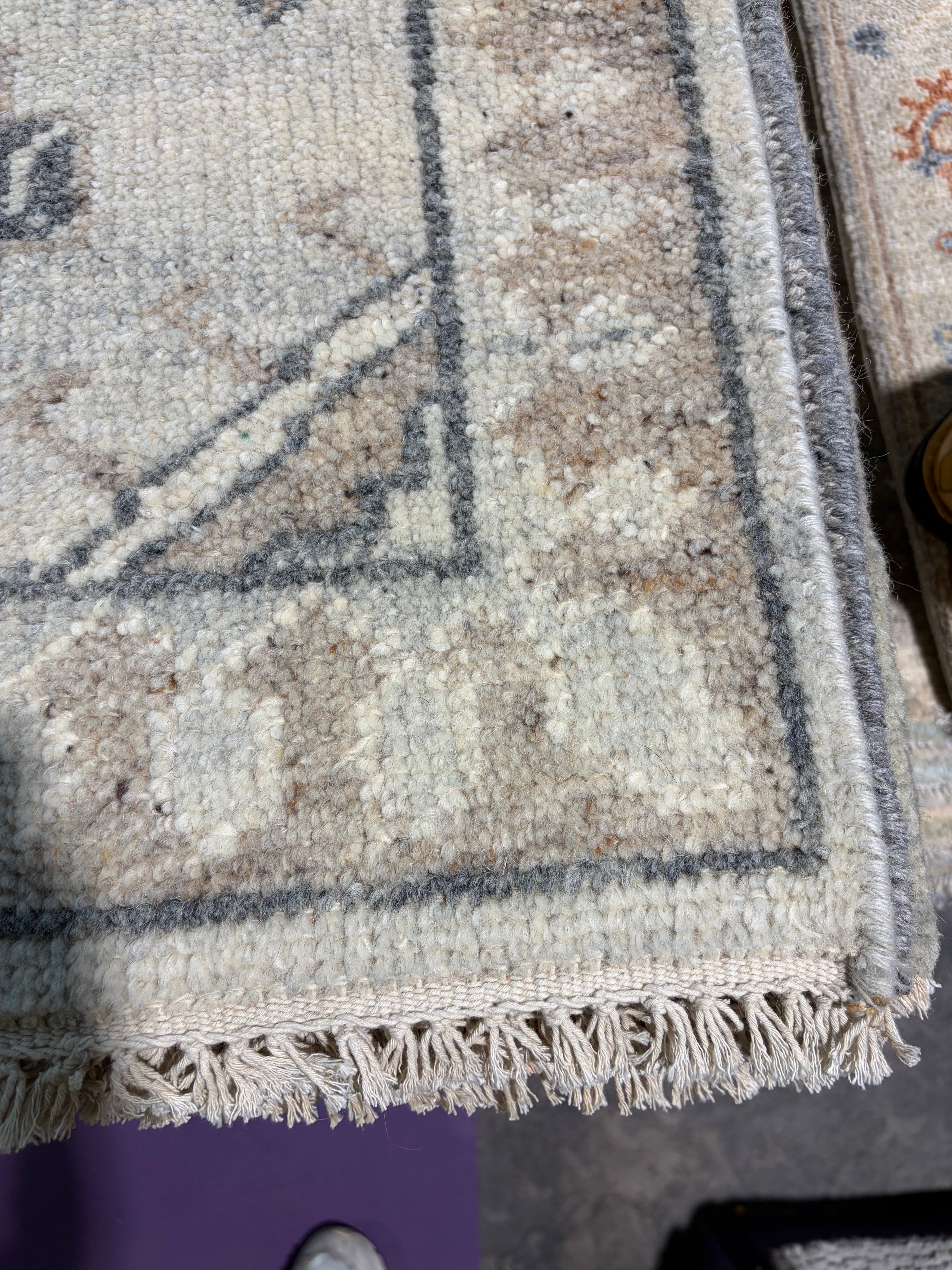 Megan Allen 2x3 Hand-Knotted Oushak Rug