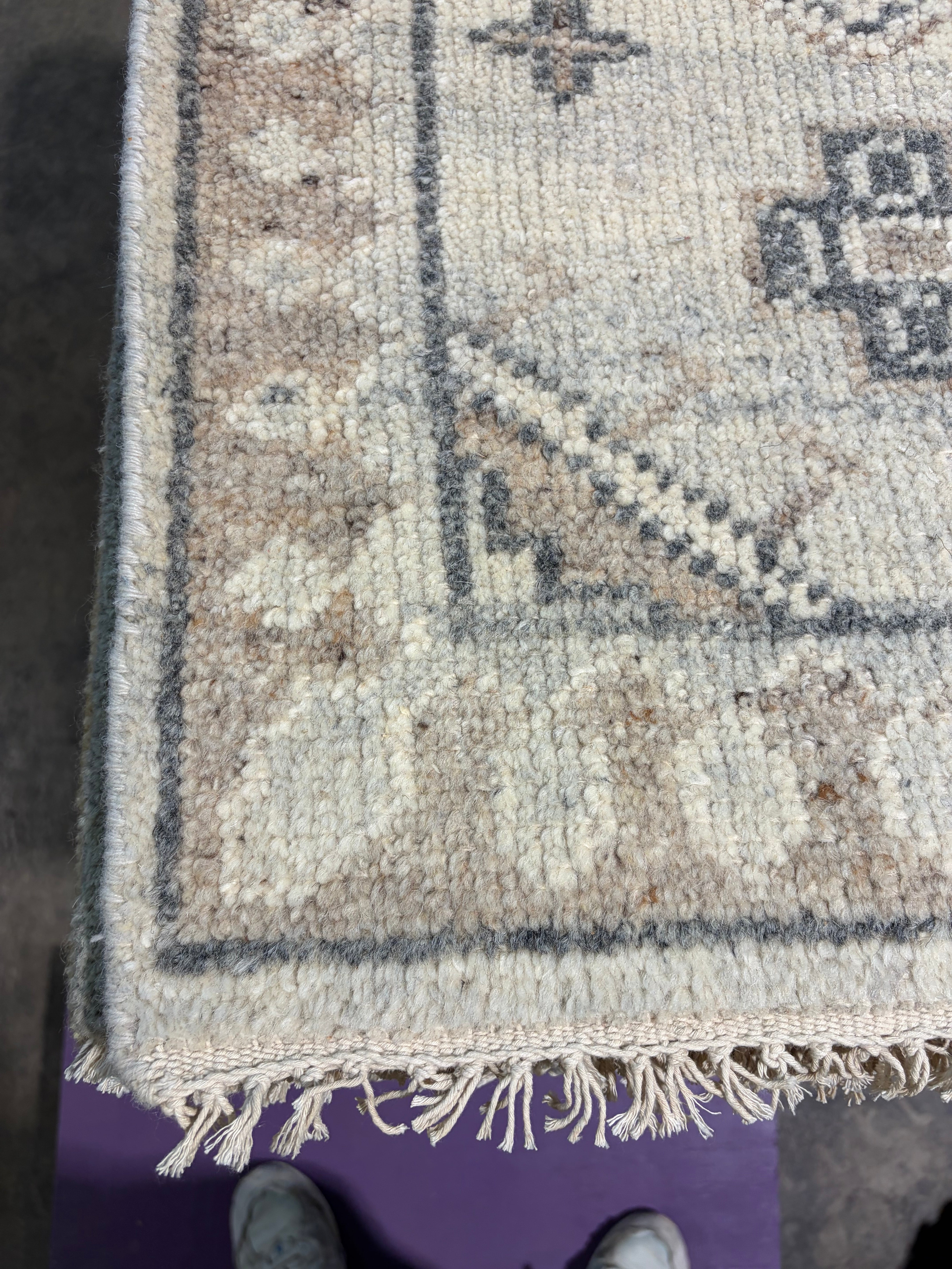 Megan Allen 2x3 Hand-Knotted Oushak Rug