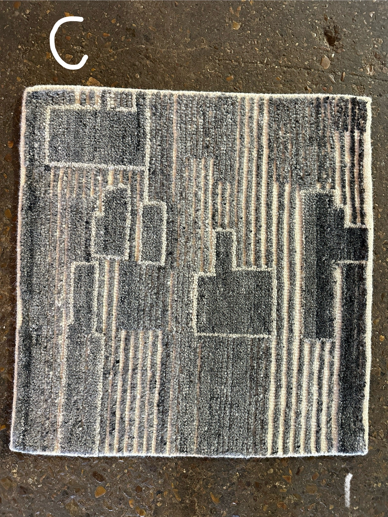 Dirk Mulligan 2x2 Hand-Knotted Modern Rug (Multiple Styles)