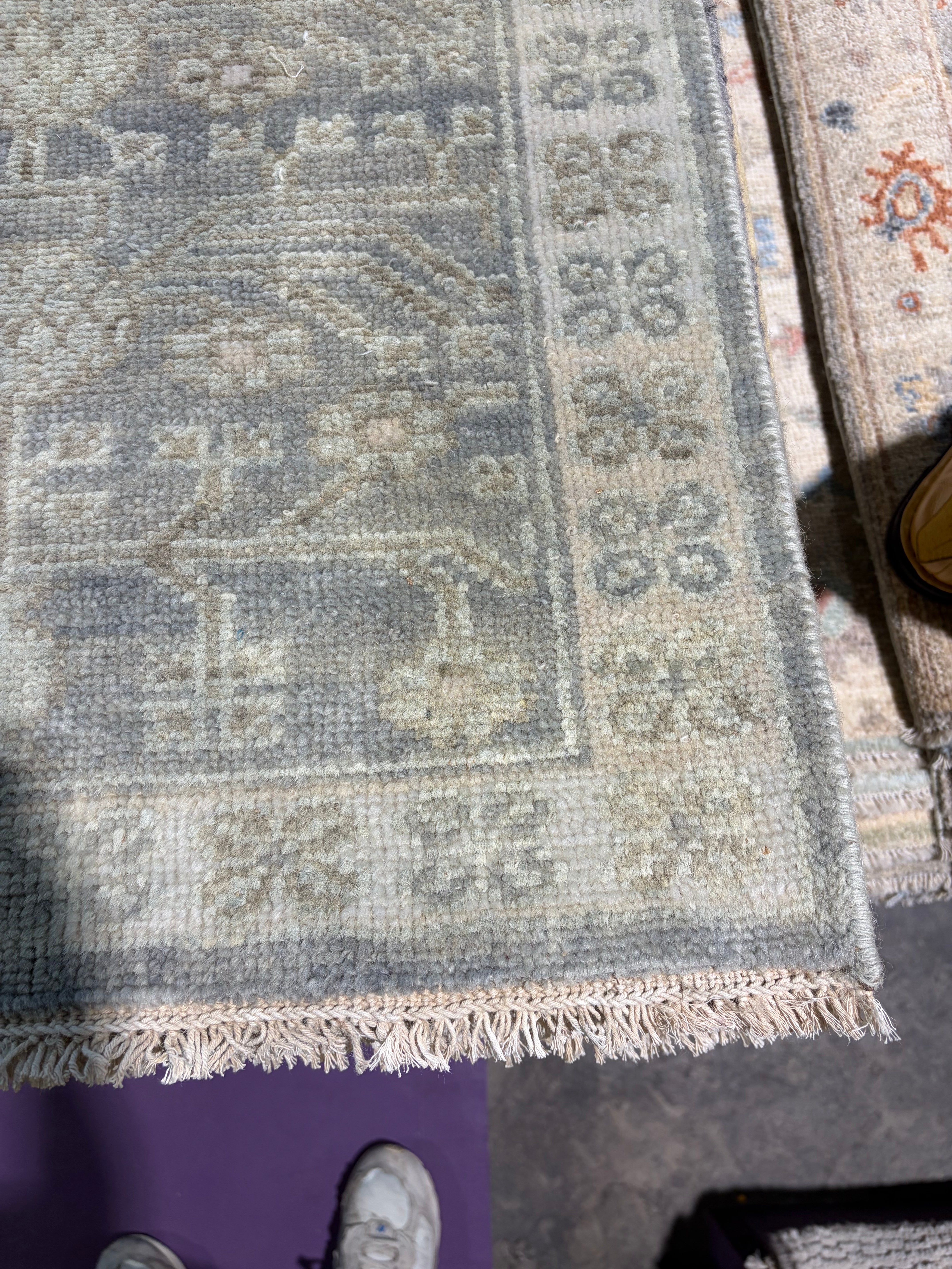 BeLinda Allen 2x3 Hand-Knotted Oushak Rug