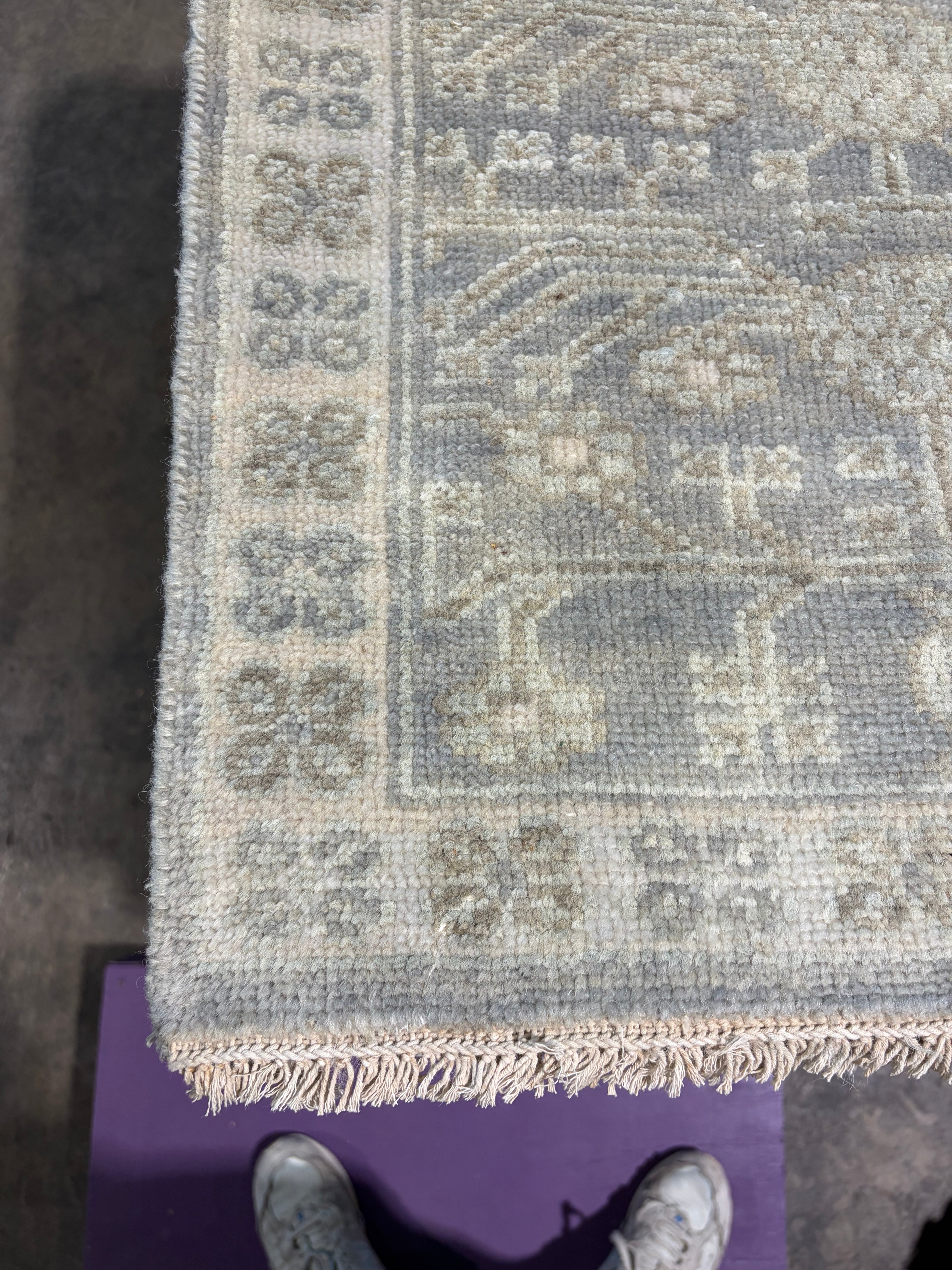 BeLinda Allen 2x3 Hand-Knotted Oushak Rug