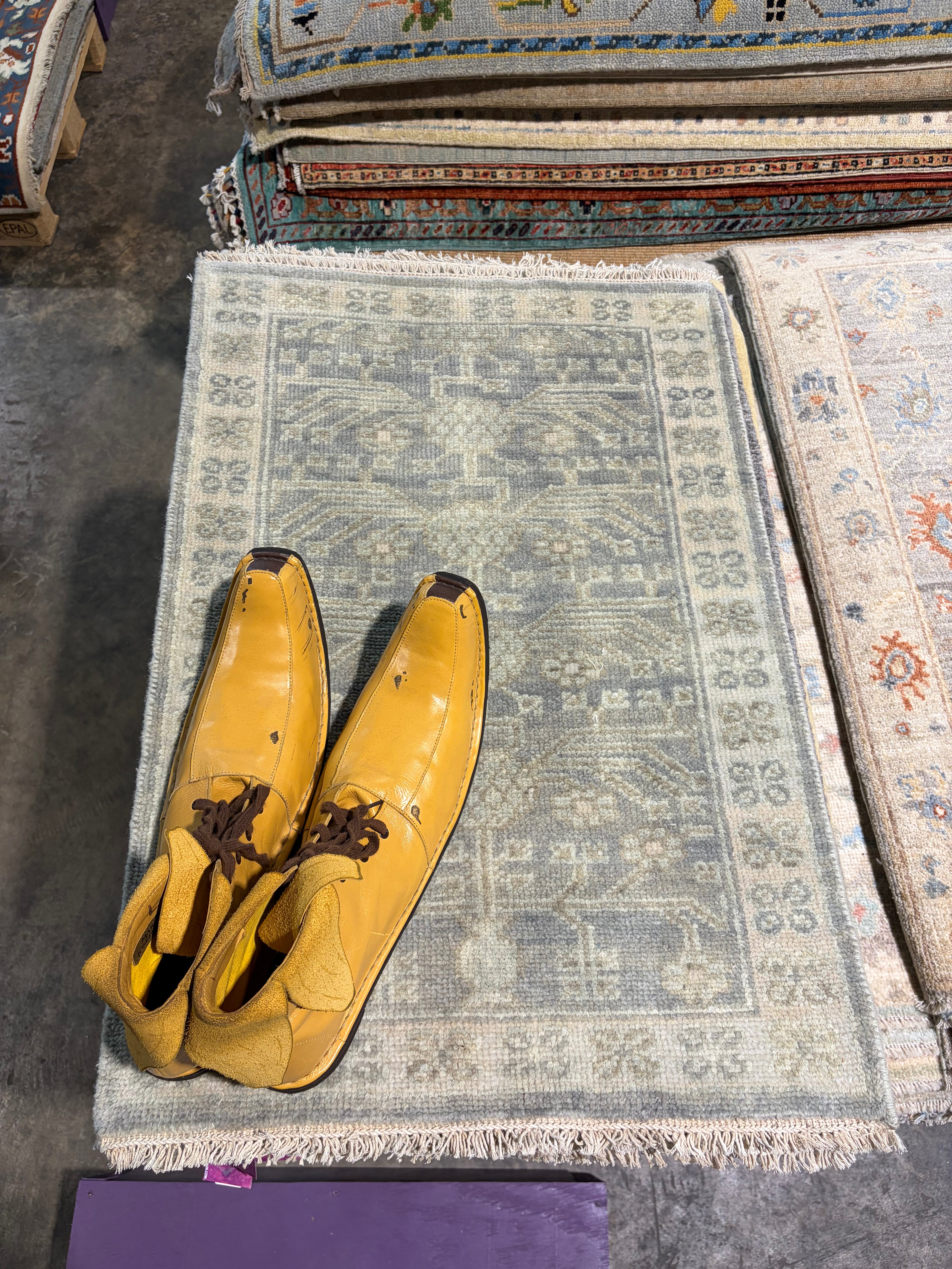 BeLinda Allen 2x3 Hand-Knotted Oushak Rug