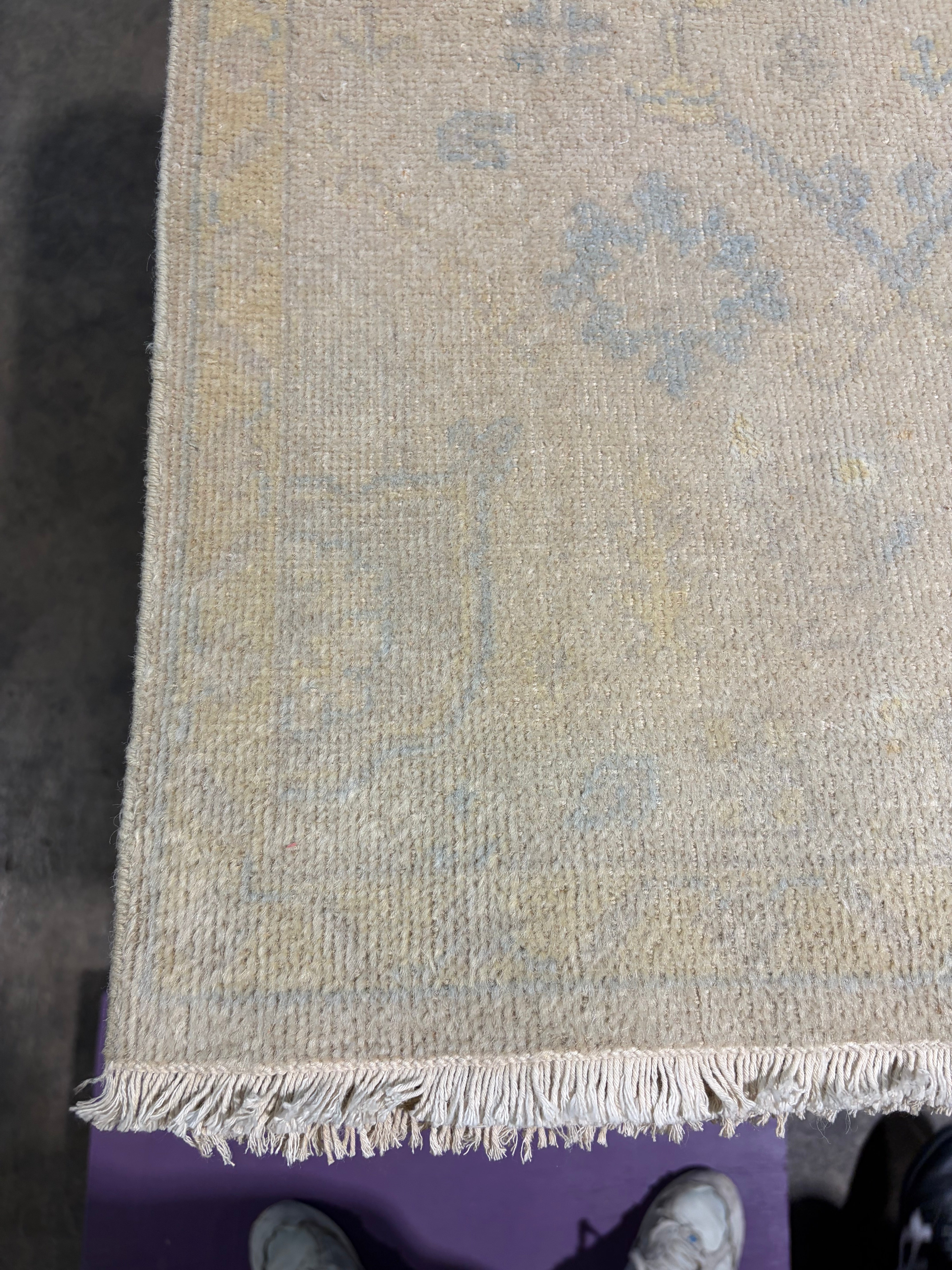 Bernadette Allen 2x3 Hand-Knotted Oushak Rug