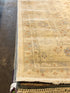 Lesley-Ann Brandt 8.3x10 Hand-Knotted Oushak Rug Ivory and Tan