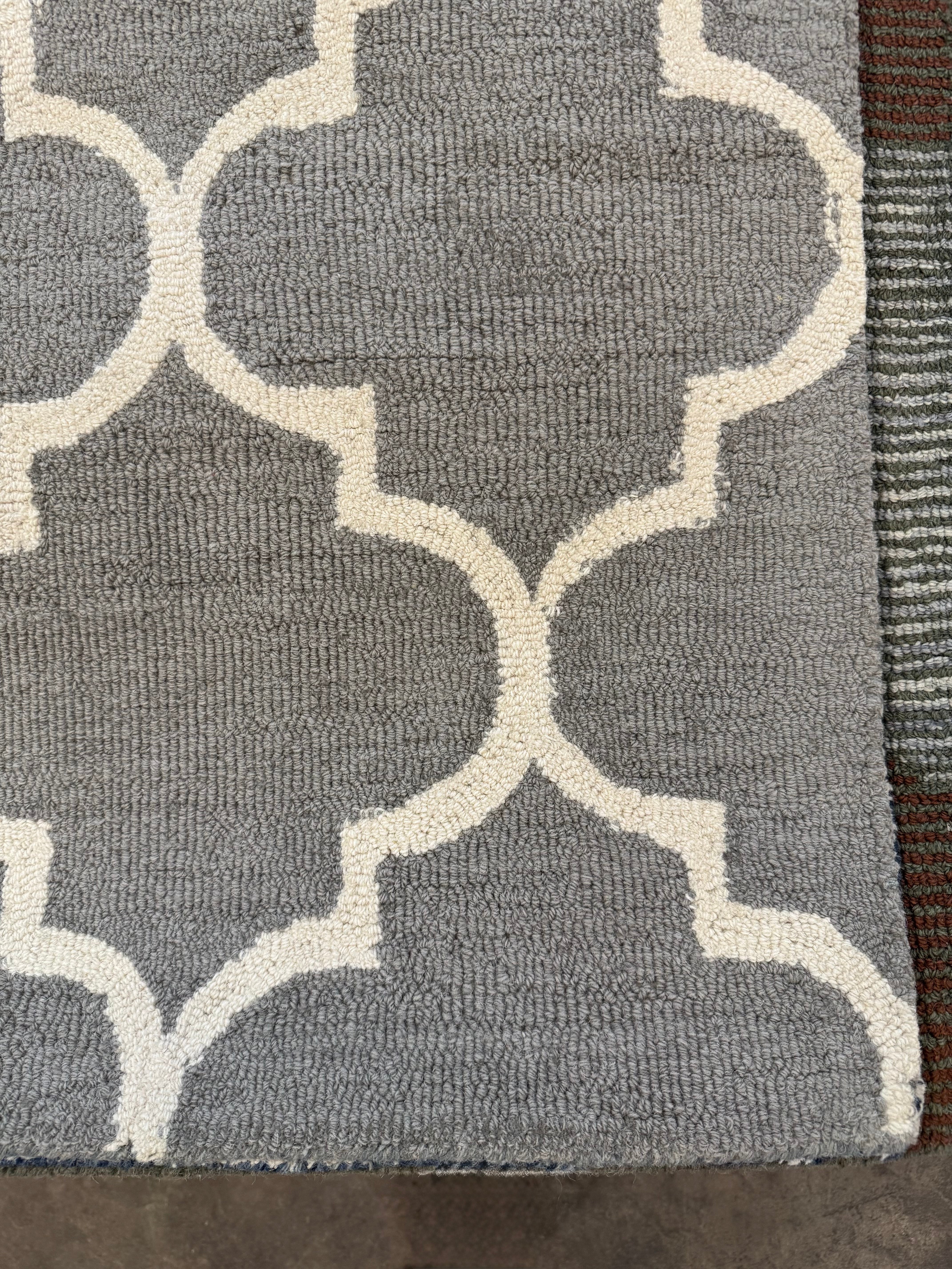 Famous Door 5x8 Hand-Tufted Pastel Mix Grill