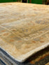 Lesley-Ann Brandt 8.3x10 Hand-Knotted Oushak Rug Ivory and Tan