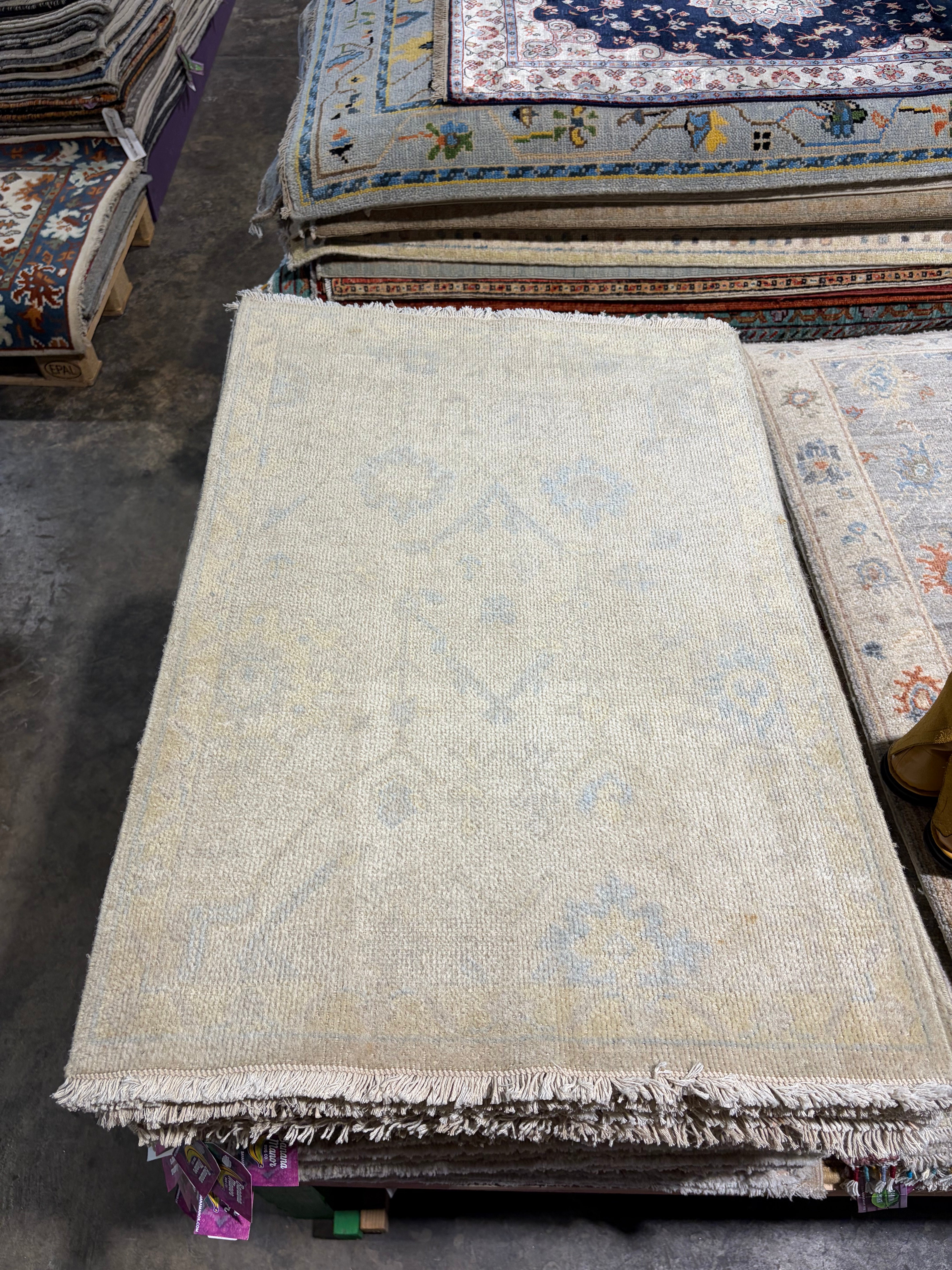 Marla Allen 2x3 Hand-Knotted Oushak Rug