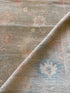 Kristen Gramegna 8.2x9.7 Blue and Pink Whitewashed Afghani Oushak