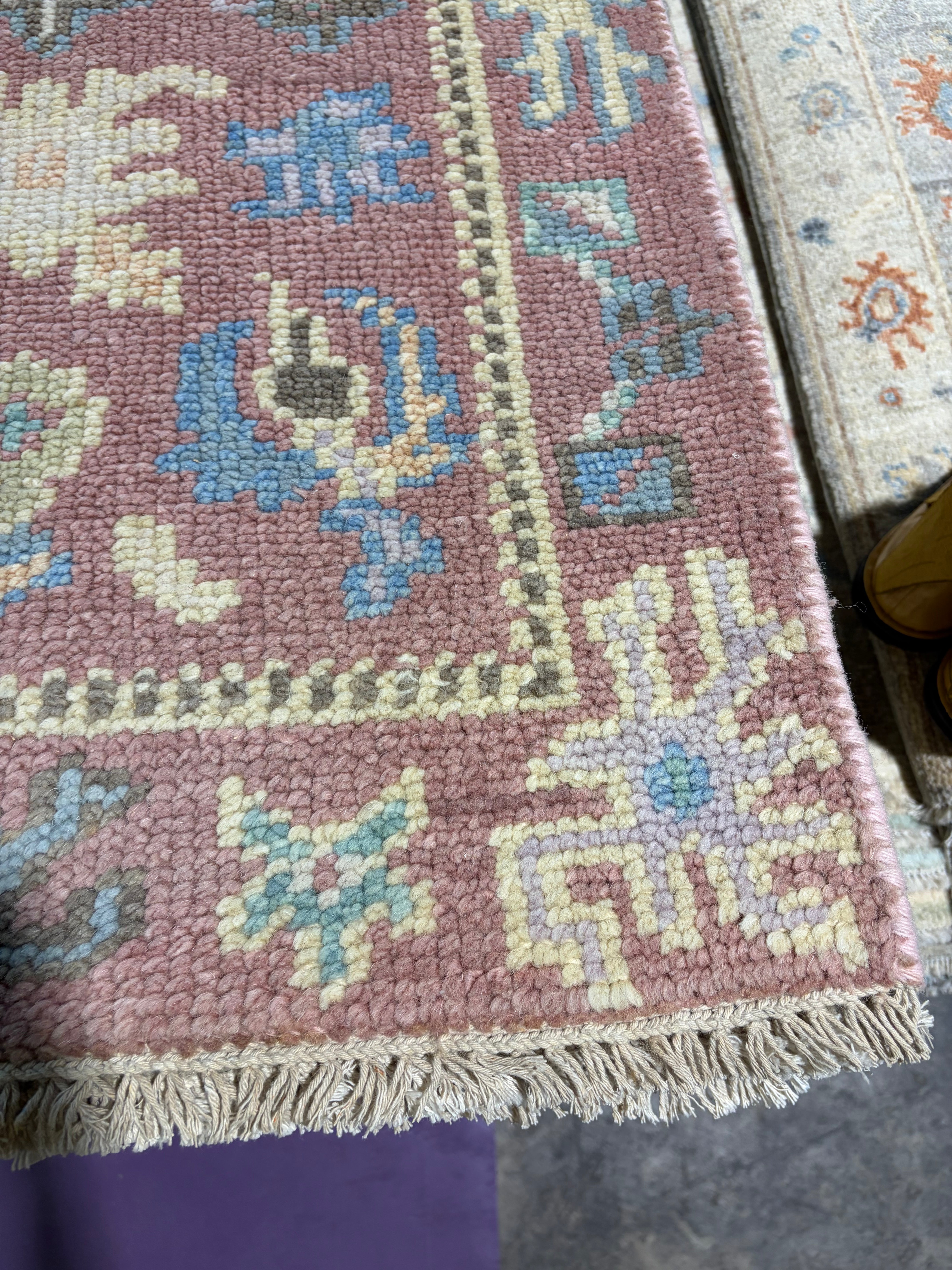 Donna Allen 2x3 Hand-Knotted Oushak Rug