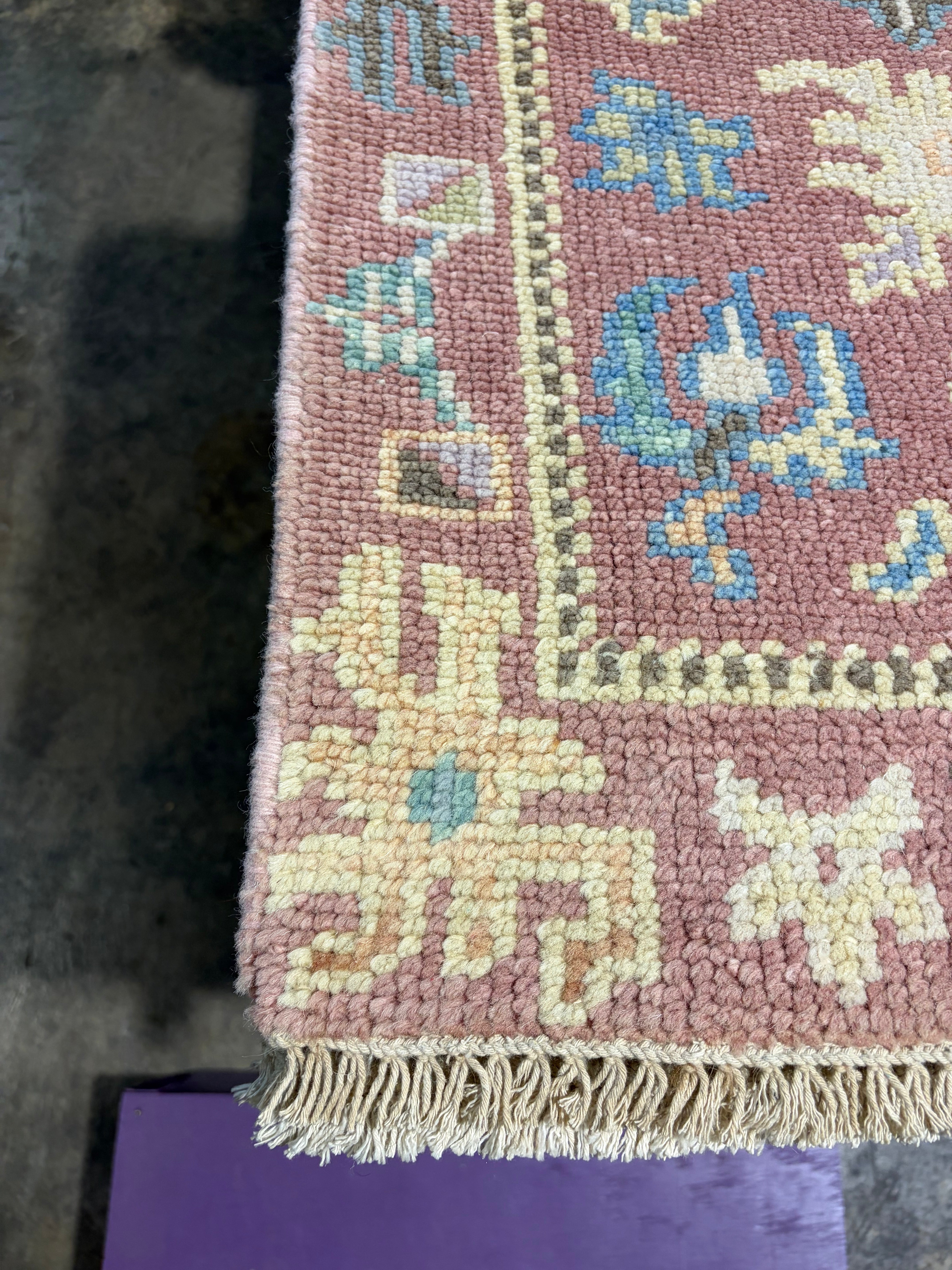 Donna Allen 2x3 Hand-Knotted Oushak Rug