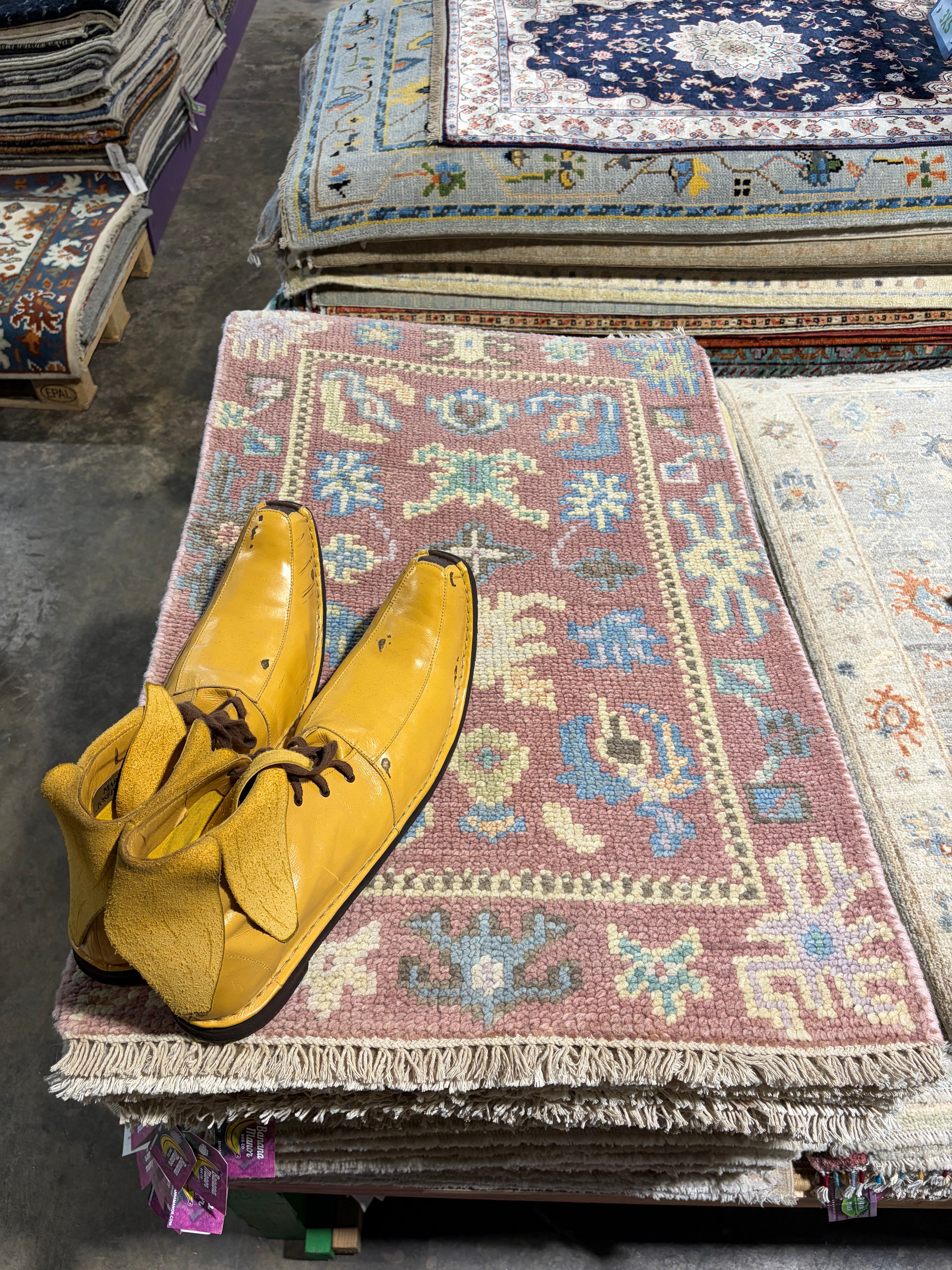 Donna Allen 2x3 Hand-Knotted Oushak Rug