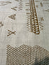 Carl Sandino Moreno 8.1x10.5 Cream Hand-Knotted Afghani Moroccan Style Rug