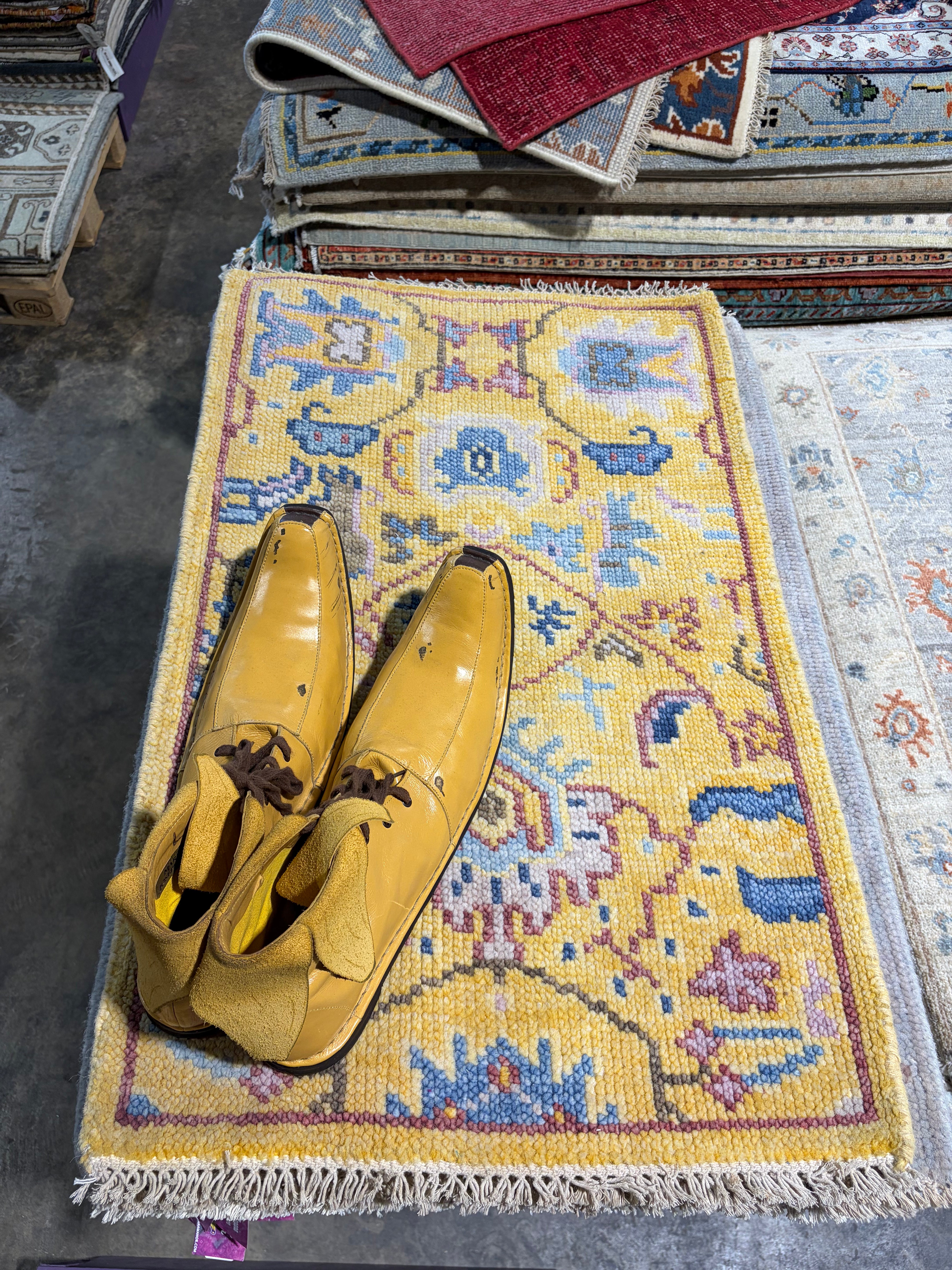Martina Allen 2x3 Hand-Knotted Oushak Rug