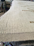 Carl Sandino Moreno 8.1x10.5 Cream Hand-Knotted Afghani Moroccan Style Rug