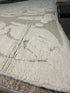 Sullen Owens-Bender 9.4x12.1 Cream Hand-Knotted Afghani Moroccan Style Rug