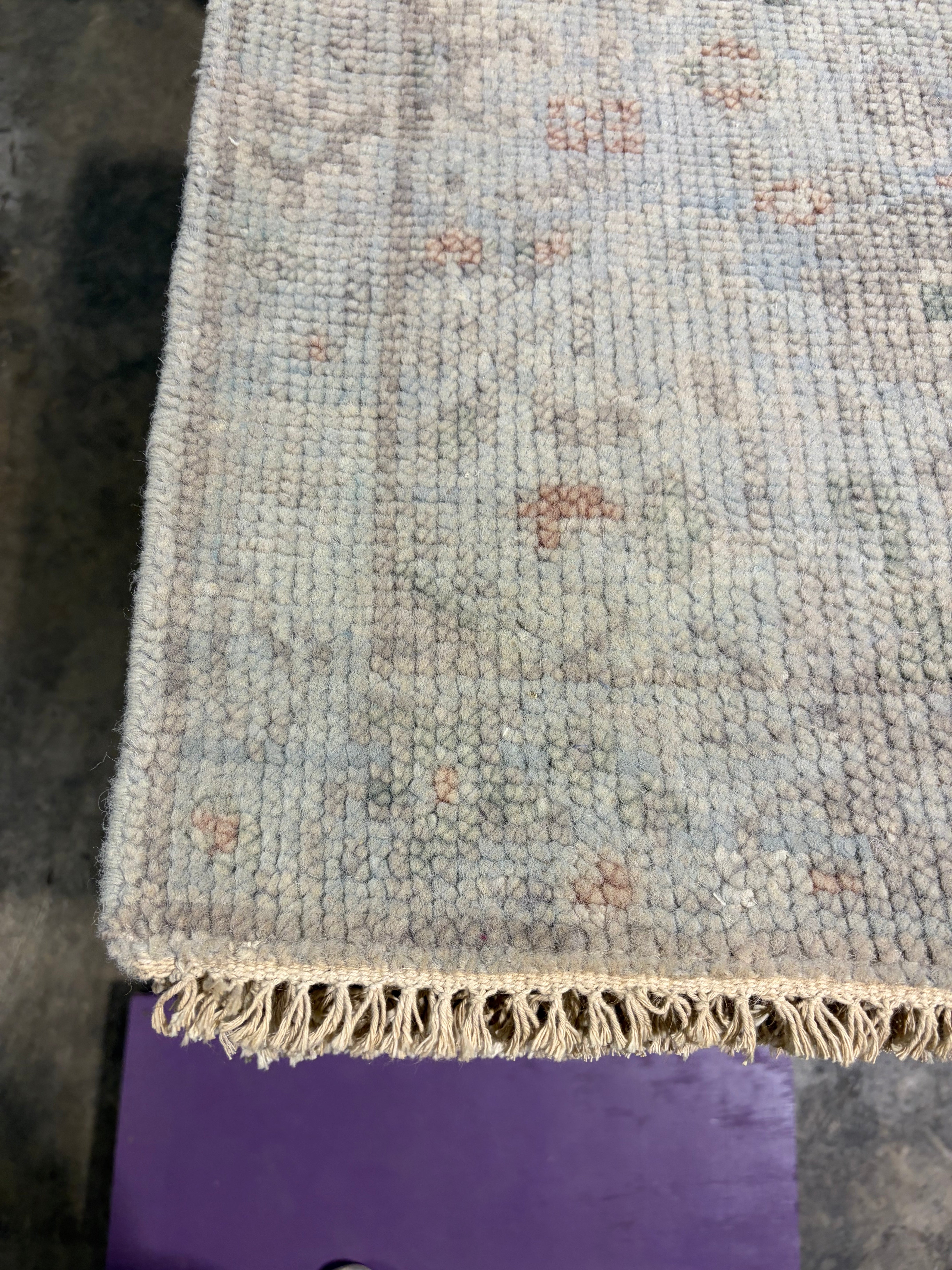 Rebbeca Allen 2x3 Hand-Knotted Oushak Rug