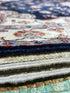 Sarah Gable 2.6x4 Blue Hand-Knotted Oushak Rug