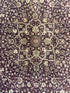 Jessica Batten 8x8 Burgundy Indian Oushak