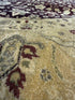 Jessica Batten 8x8 Burgundy Indian Oushak