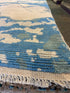 Brad Hales 8.3x9.8 Blue Hand-Knotted Afghani Moroccan Style Rug