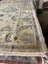 Betsy Carter 8.9x12 Tan and Camel Hand-Knotted Oushak Rug