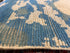 Brad Hales 8.3x9.8 Blue Hand-Knotted Afghani Moroccan Style Rug