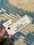 Brad Hales 8.3x9.8 Blue Hand-Knotted Afghani Moroccan Style Rug