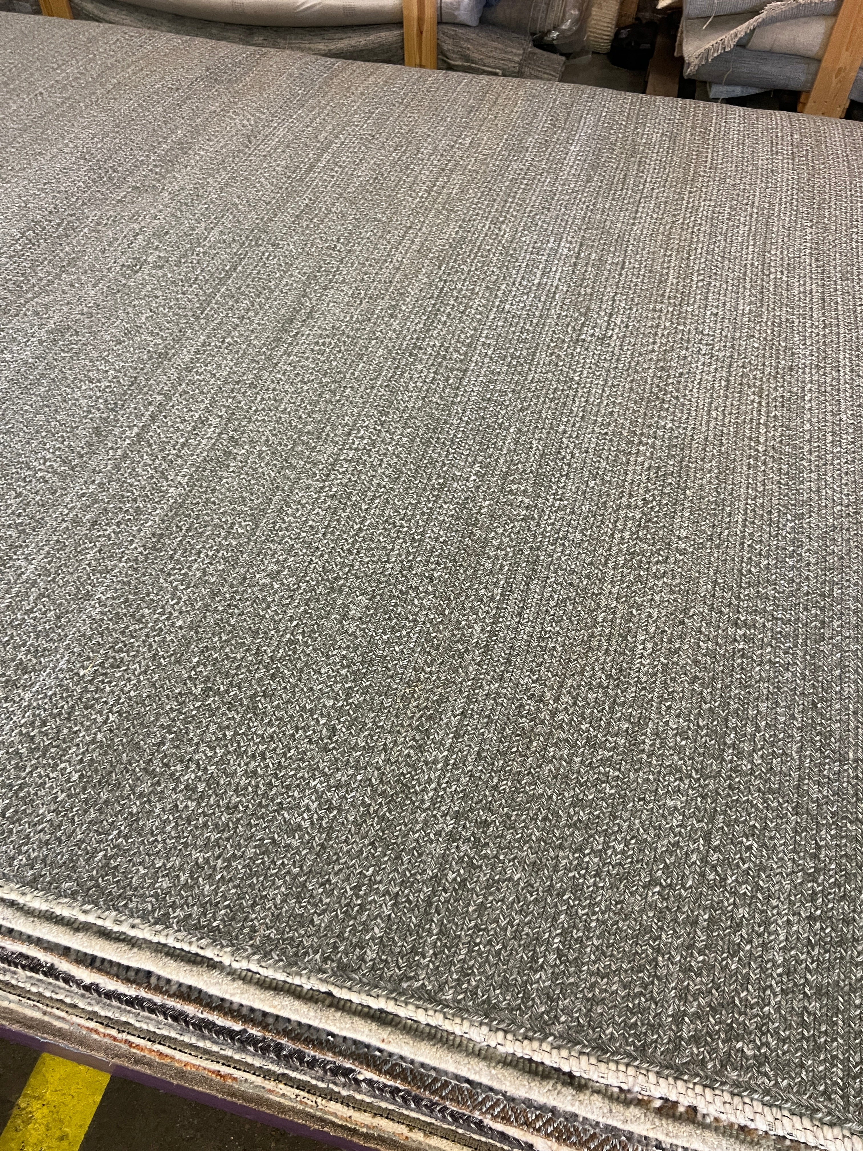 Zulu Handwoven Grey Textured Durrie (Multiple Sizes)