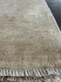 Trinity Grace Brown 10.2x14.1 Beige Whitewashed Hand-Knotted Oushak