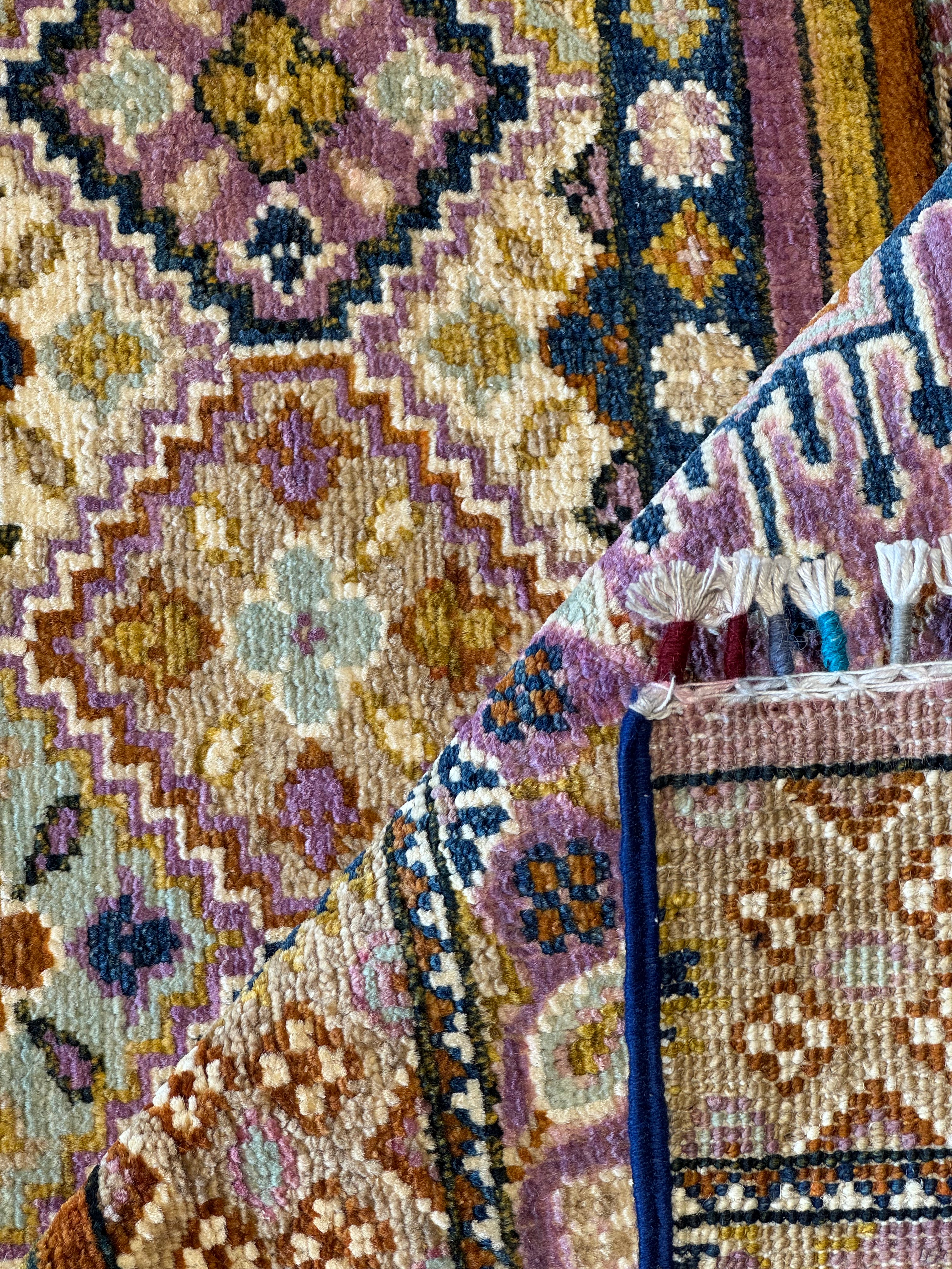 Cassidy Laudano 6.6x9.4 Purple Afghani Chobi