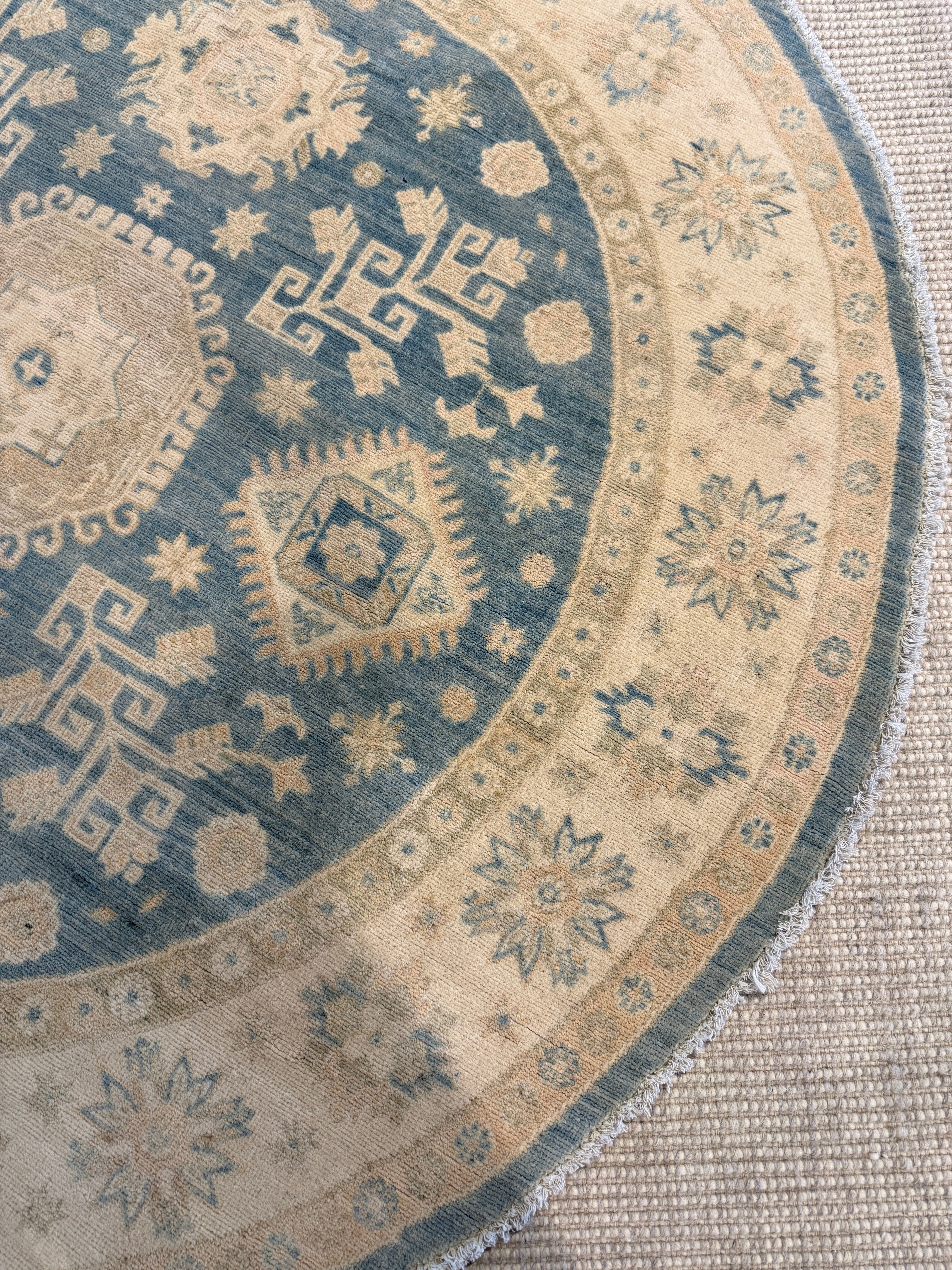 Alexa Alfia 6x6.1 Light Blue Afghani Oushak